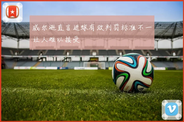 威尔逊直言进球有效判罚标准不一让人难以接受